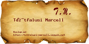 Tótfalusi Marcell névjegykártya